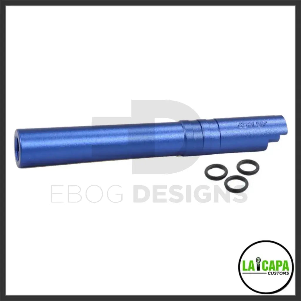 LA Capa Customs 5.1 Aluminum Threaded Outer Barrel - Blue lacapacustoms - Airsoft 
