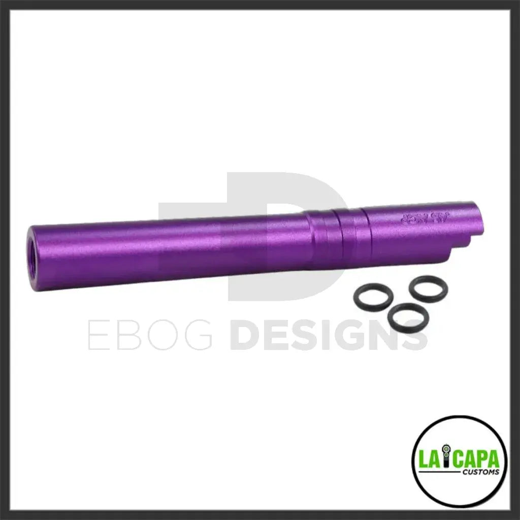LA Capa Customs 5.1 Aluminum Threaded Outer Barrel - Purple lacapacustoms - Airsoft 