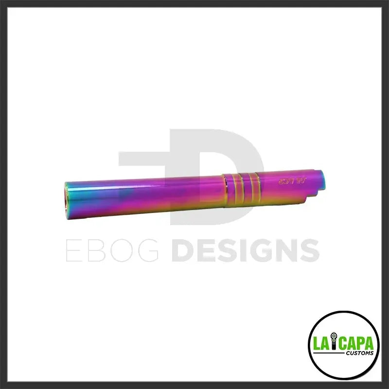 LA Capa Customs 5.1 Aluminum Threaded Outer Barrel - Rainbow V1 lacapacustoms - Airsoft 
