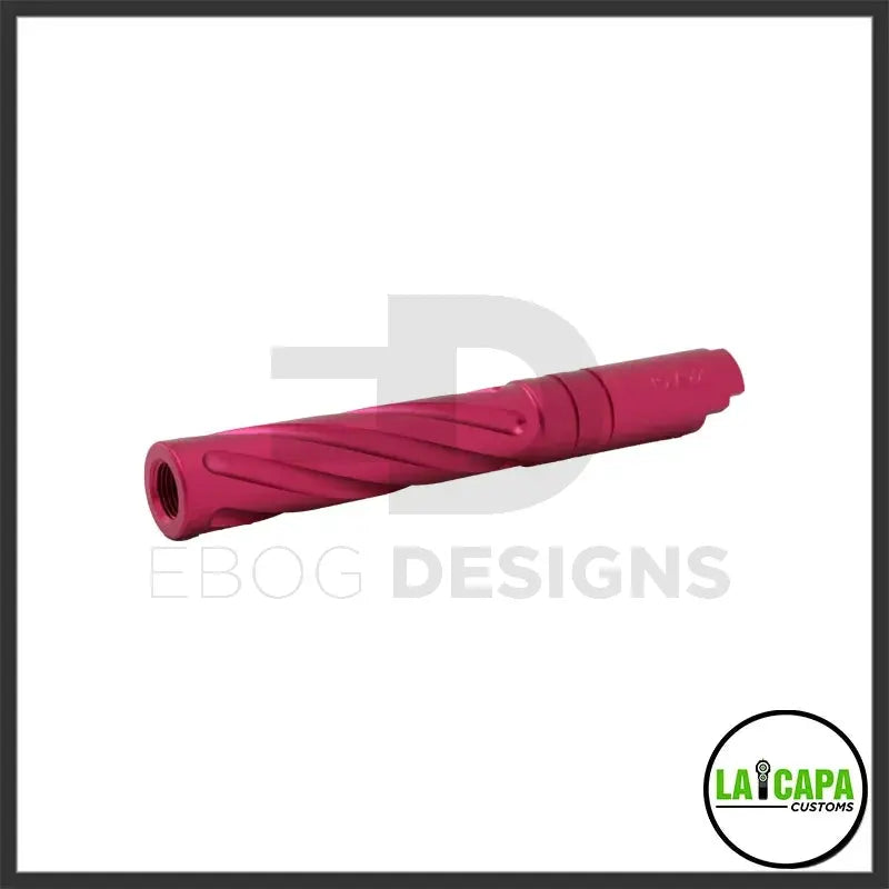 LA Capa Customs 5.1 Aluminum Tornado Threaded Outer Barrel - Pink lacapacustoms - Airsoft 