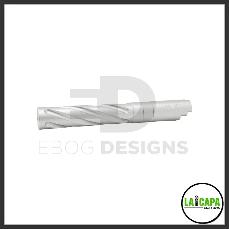 LA Capa Customs 5.1 Aluminum Tornado Threaded Outer Barrel - Silver lacapacustoms - Airsoft 