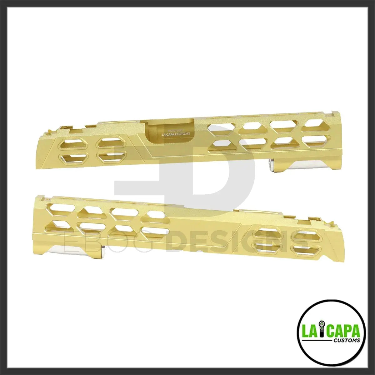 LA Capa Customs 5.1 “VOID” Aluminum Slide

- Gold Ebog Designs - Airsoft 