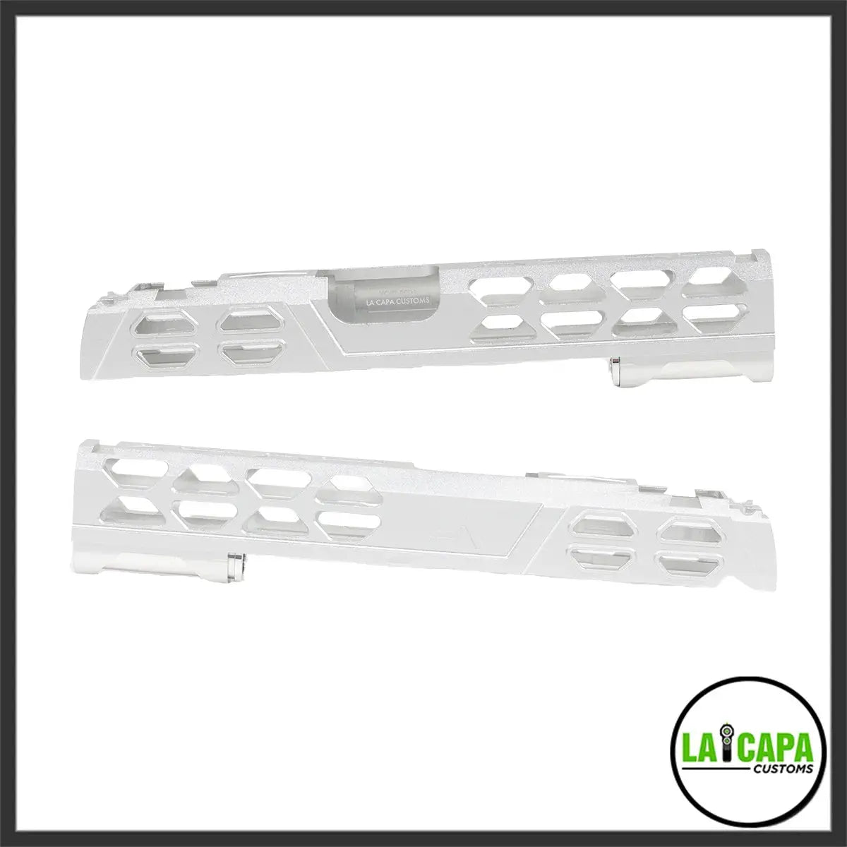 LA Capa Customs 5.1 “VOID” Aluminum Slide

- Silver Ebog Designs - Airsoft 