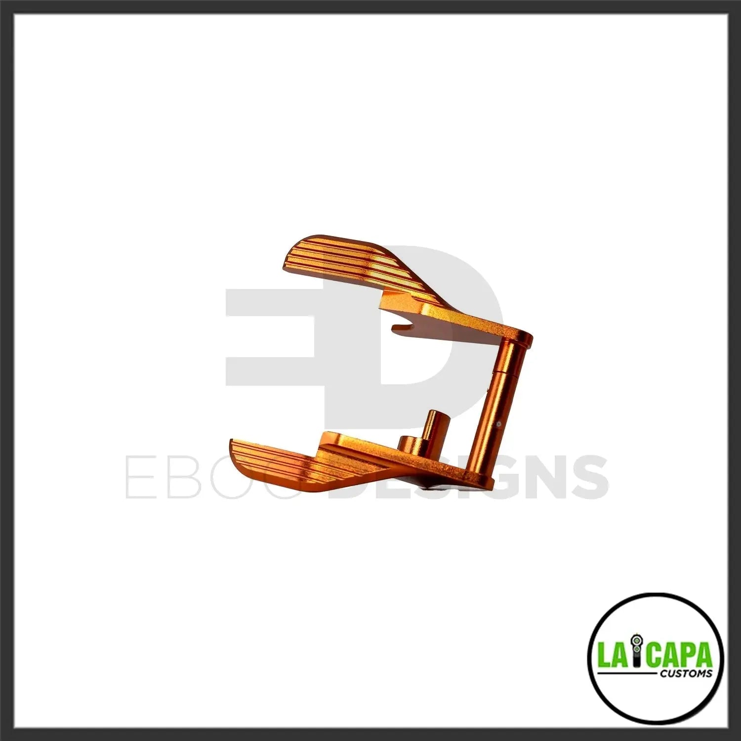 LA Capa Customs 7075 Aluminium Ambi / Single Safeties for Hi Capa - Orange V2 lacapacustoms - Airsoft 