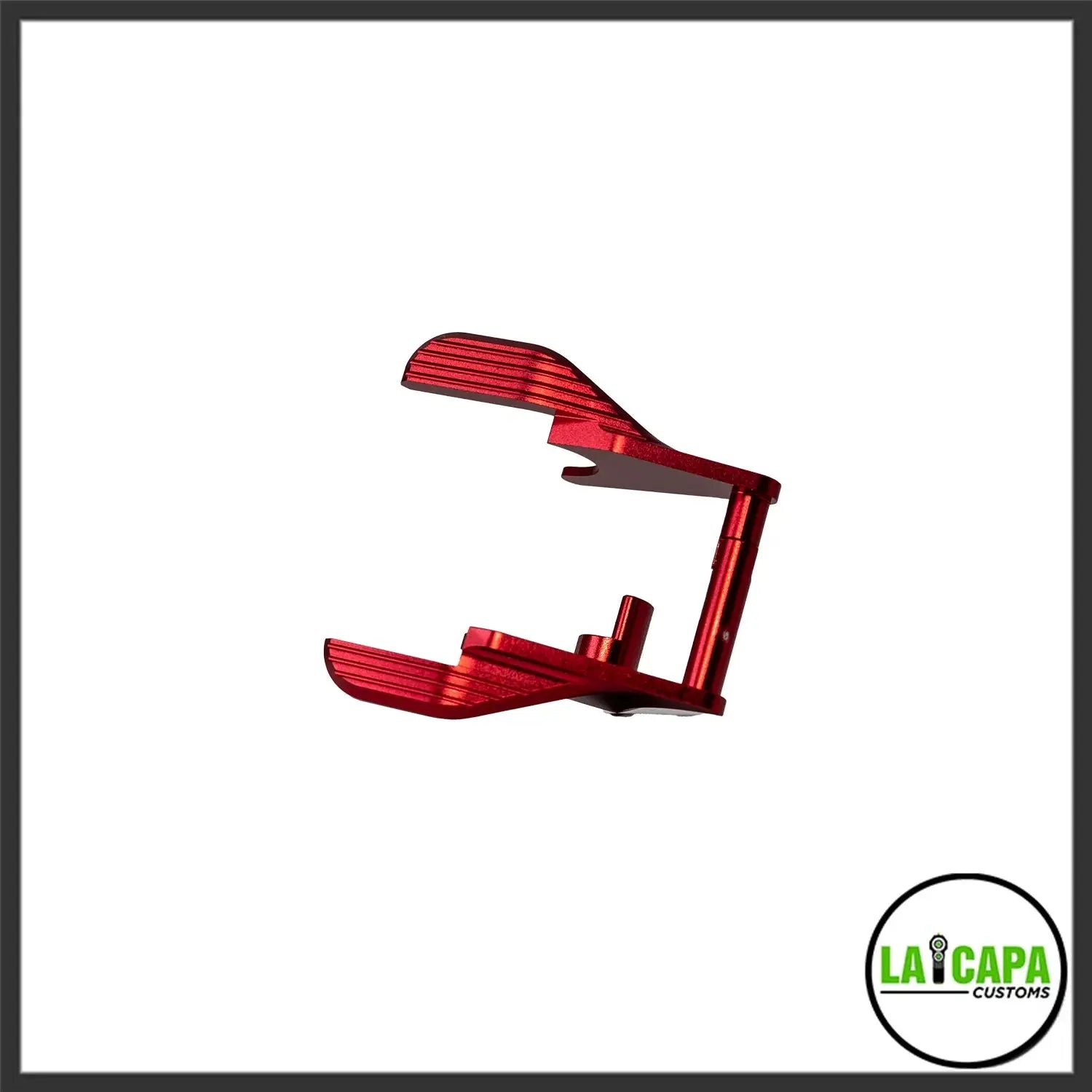 LA Capa Customs 7075 Aluminium Ambi / Single Safeties for Hi Capa - Red V2 lacapacustoms - Airsoft 