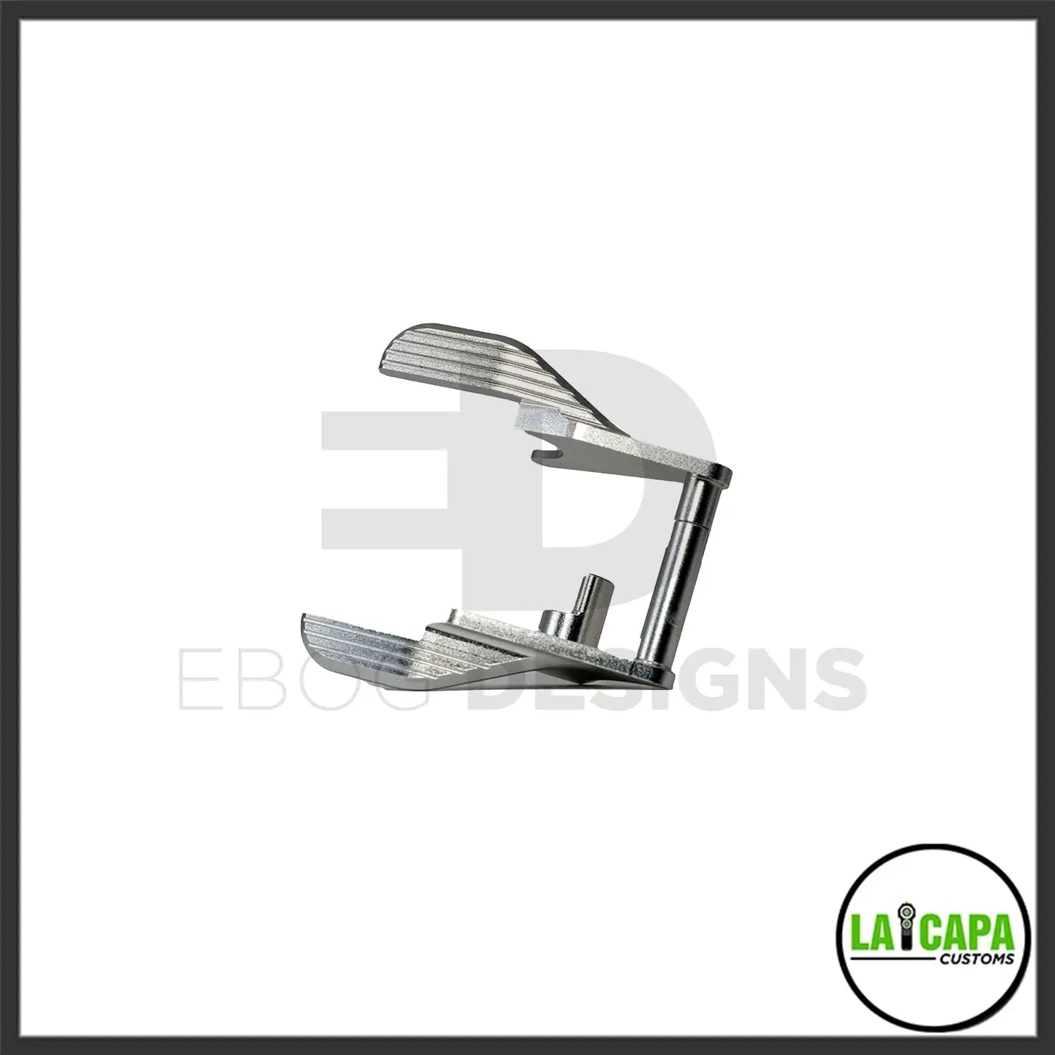 LA Capa Customs 7075 Aluminium Ambi / Single Safeties for Hi Capa - Silver V2 lacapacustoms - Airsoft 