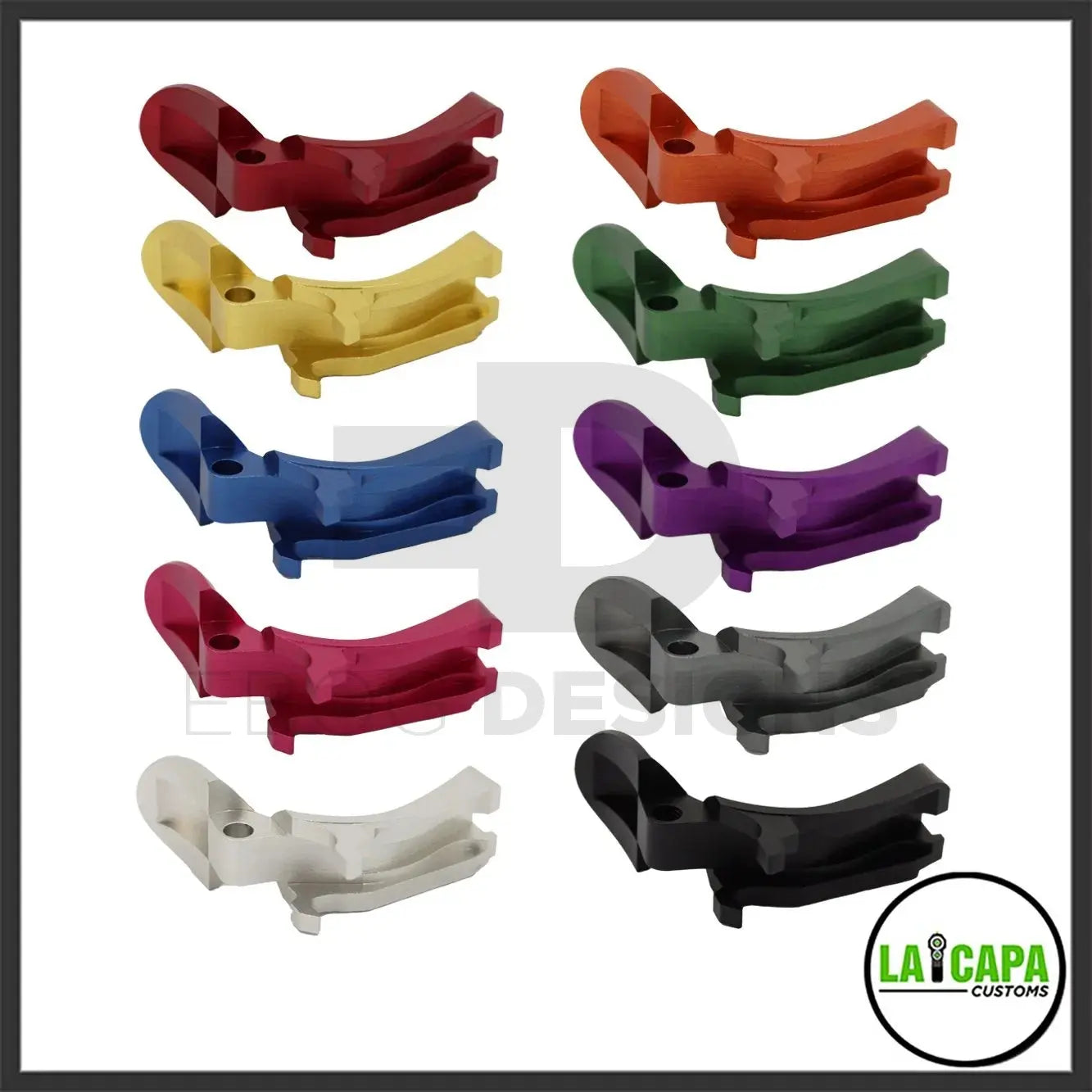LA Capa Customs 7075 Grip Safety For Hi Capa - Rainbow lacapacustoms - Airsoft 