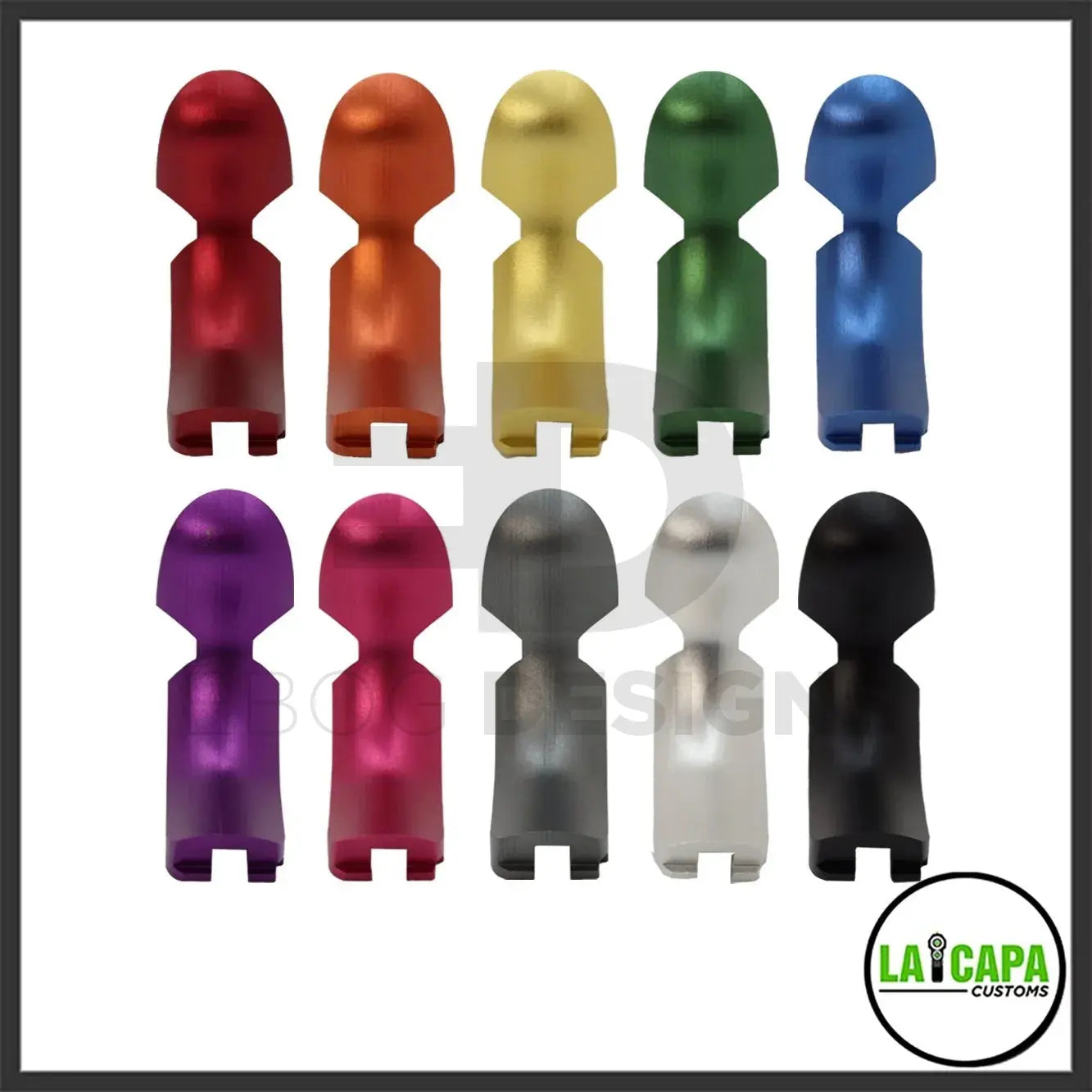 LA Capa Customs 7075 Grip Safety For Hi Capa - Rainbow lacapacustoms - Airsoft 