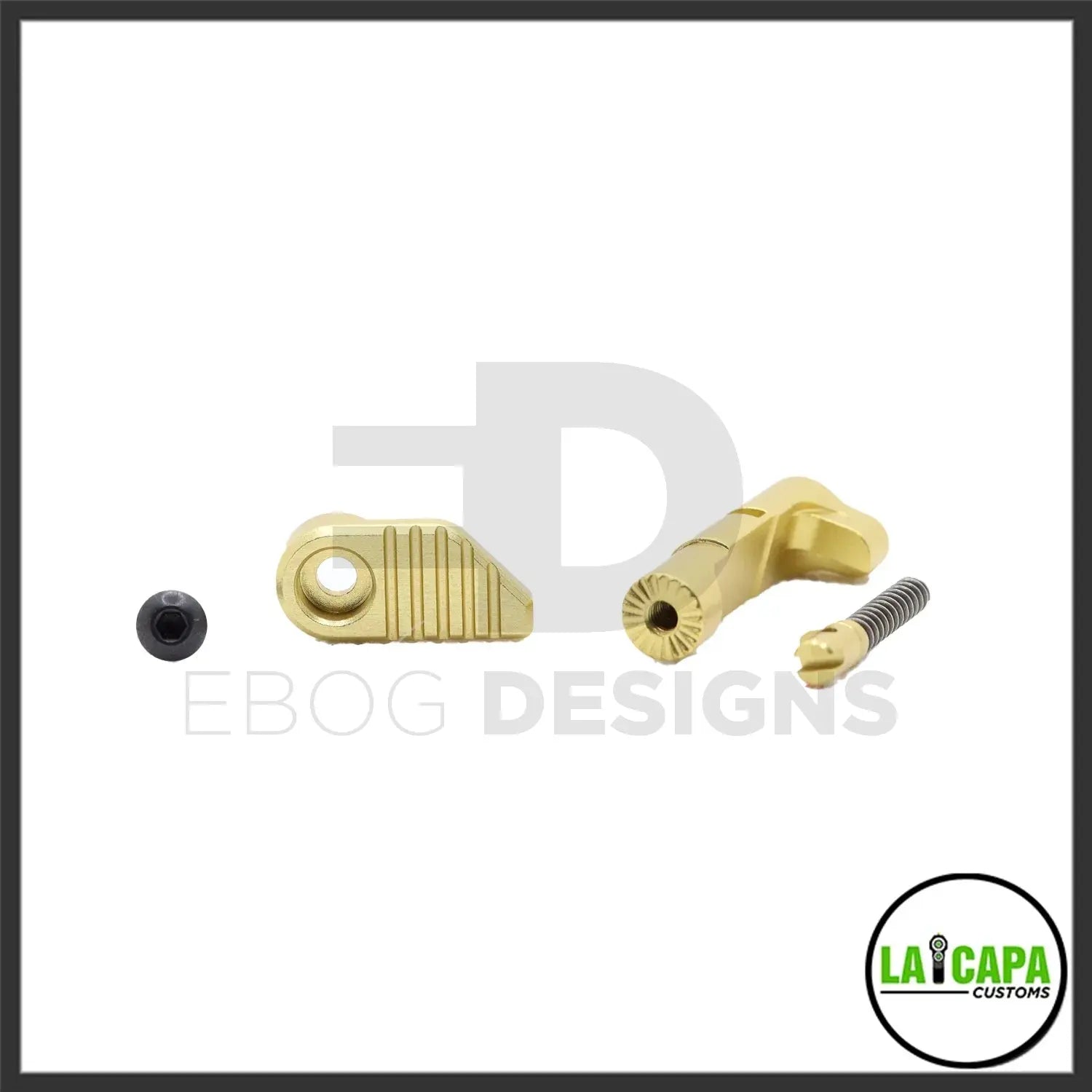 LA Capa Customs 7075 Magazine Catch for Hi Capa - Gold lacapacustoms - Airsoft 