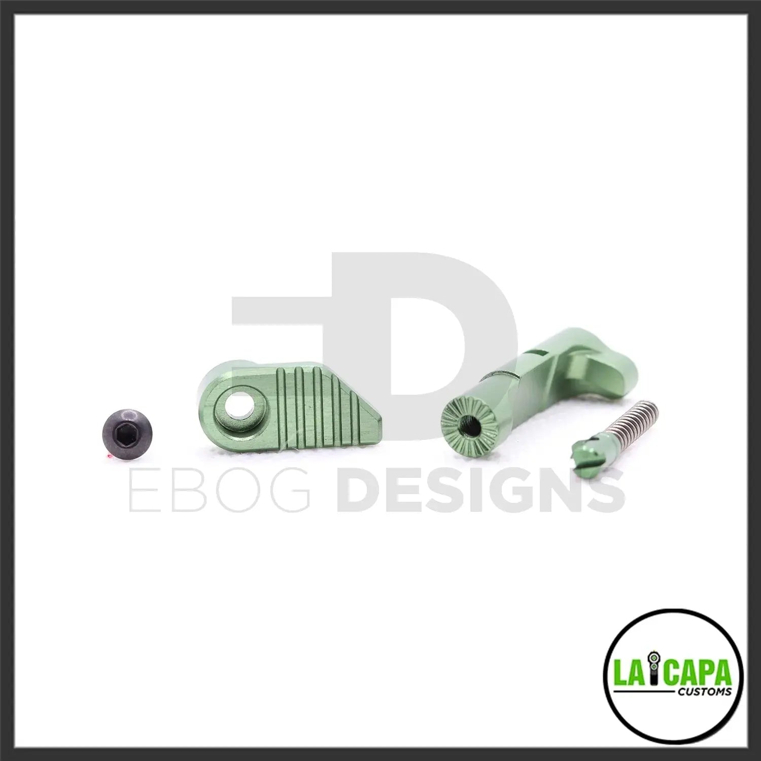 LA Capa Customs 7075 Magazine Catch for Hi Capa - Green lacapacustoms - Airsoft 