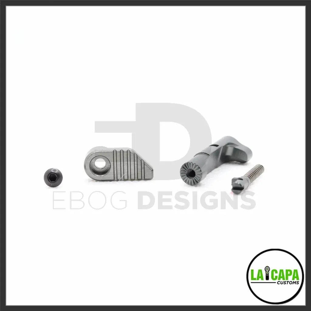 LA Capa Customs 7075 Magazine Catch for Hi Capa - Grey lacapacustoms - Airsoft 