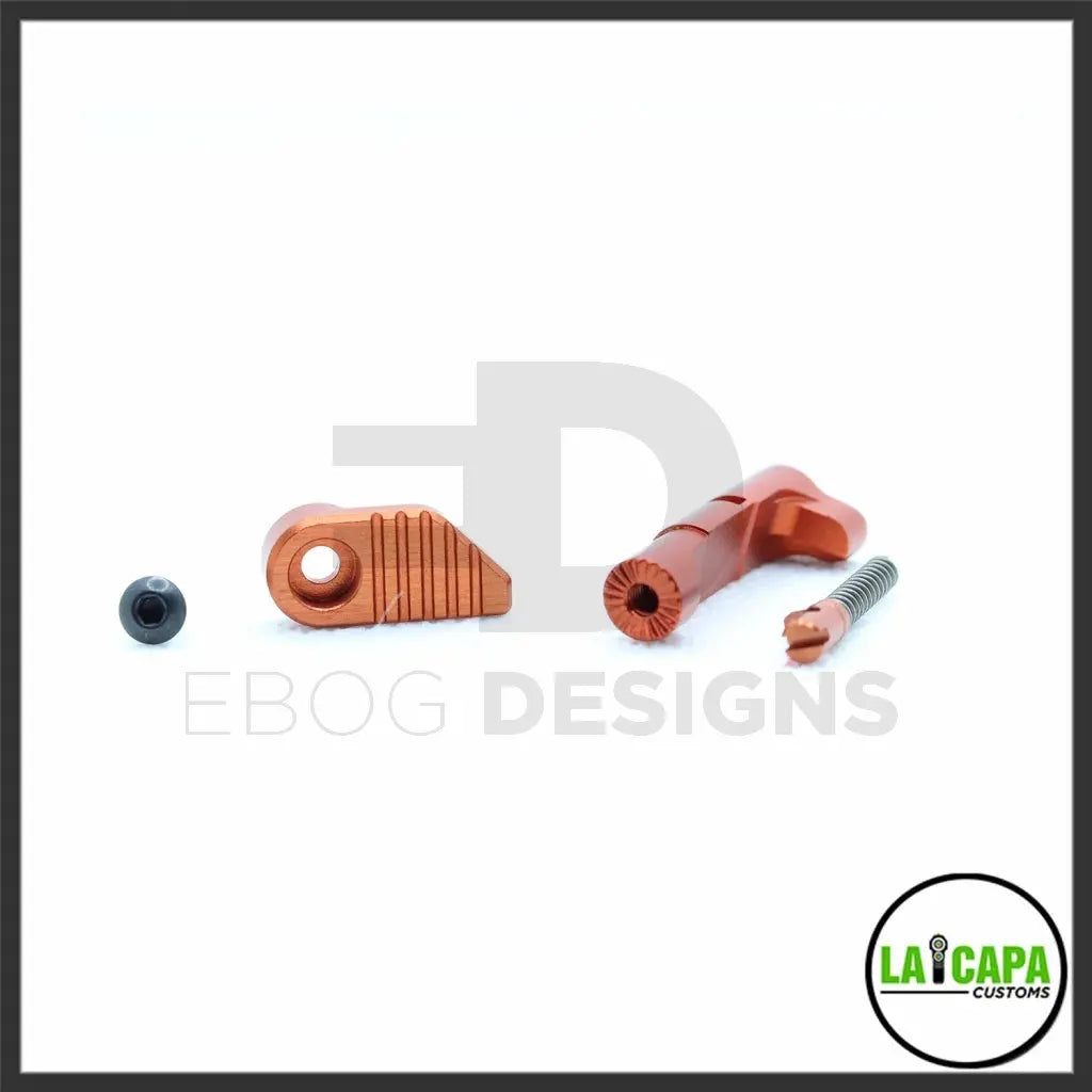 LA Capa Customs 7075 Magazine Catch for Hi Capa - Orange lacapacustoms - Airsoft 
