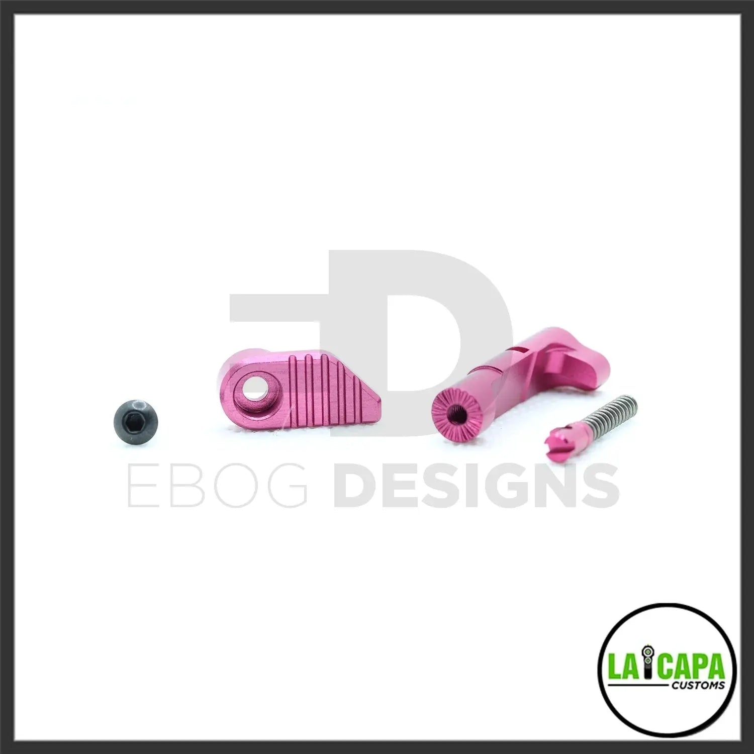 LA Capa Customs 7075 Magazine Catch for Hi Capa - Pink lacapacustoms - Airsoft 