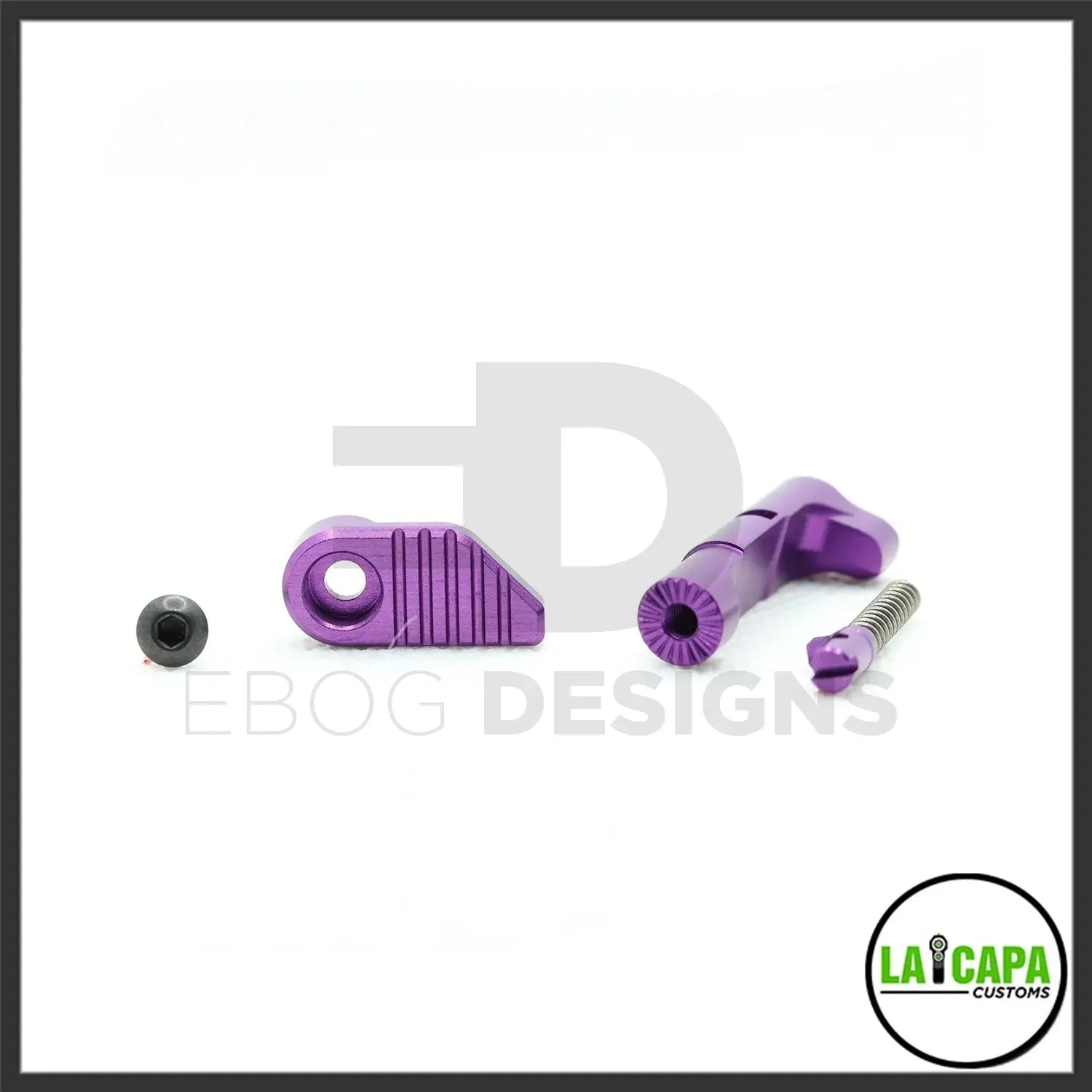 LA Capa Customs 7075 Magazine Catch for Hi Capa - Purple lacapacustoms - Airsoft 