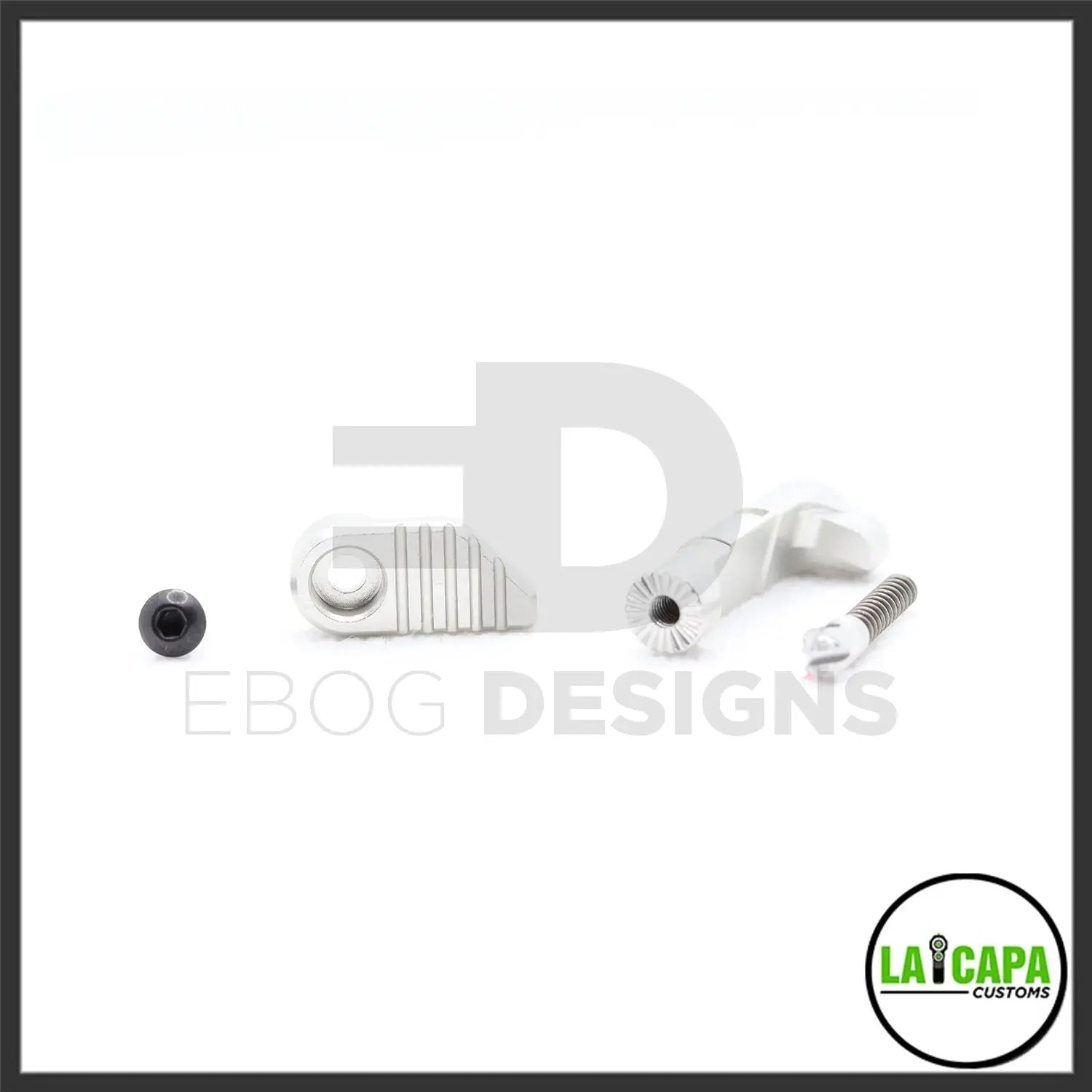 LA Capa Customs 7075 Magazine Catch for Hi Capa - Silver lacapacustoms - Airsoft 
