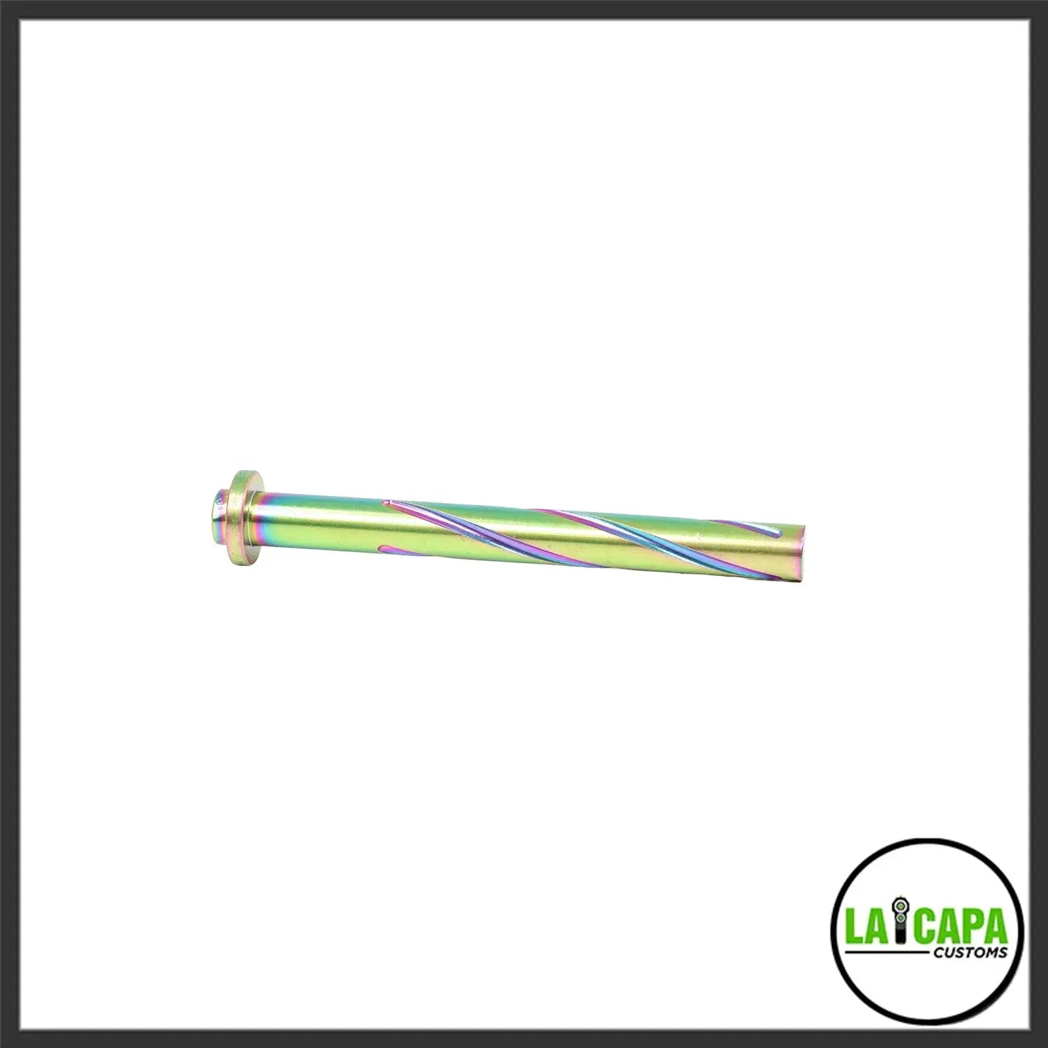 LA Capa Customs Duralumin 4.3 Tornado Guide Rod For Hi Capa - Rainbow (Green) lacapacustoms - Airsoft 