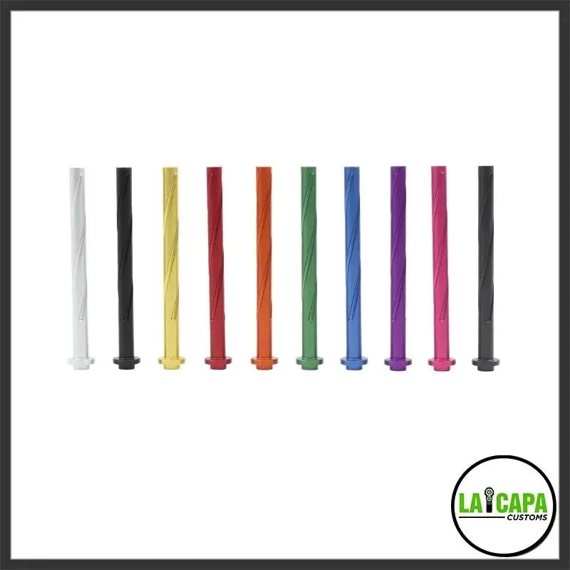 LA Capa Customs Duralumin 5.1 Tornado Guide Rod For Hi Capa - Red lacapacustoms - Airsoft 