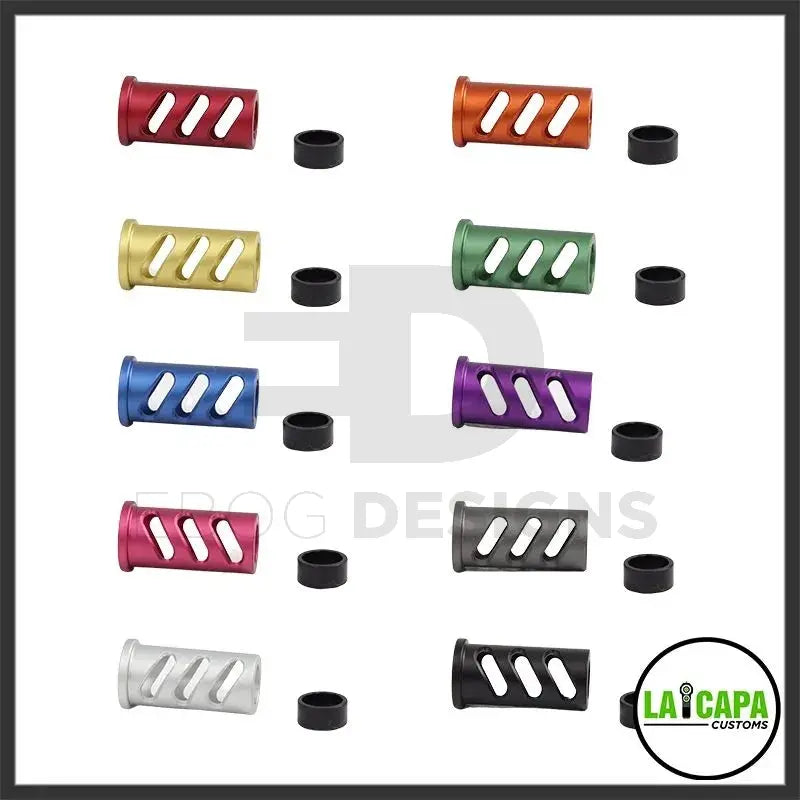 LA Capa Customs Lightweight 4.3 Guide Plug (With Delrin Ring) For Hi Capa - Red lacapacustoms - Airsoft 