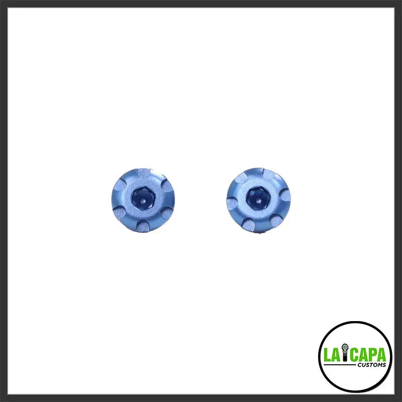 LA Capa Customs “S1” 7075 Aluminum Grip Screws For Hi Capa - Blue lacapacustoms - Airsoft 