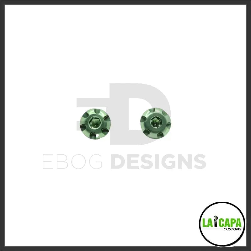 LA Capa Customs “S1” 7075 Aluminum Grip Screws For Hi Capa - Green lacapacustoms - Airsoft 
