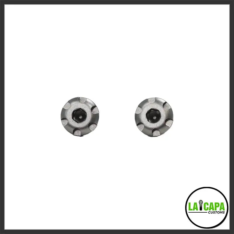 LA Capa Customs “S1” 7075 Aluminum Grip Screws For Hi Capa - Grey lacapacustoms - Airsoft 