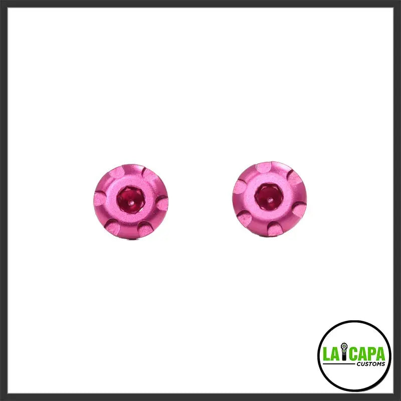 LA Capa Customs “S1” 7075 Aluminum Grip Screws For Hi Capa - Pink lacapacustoms - Airsoft 