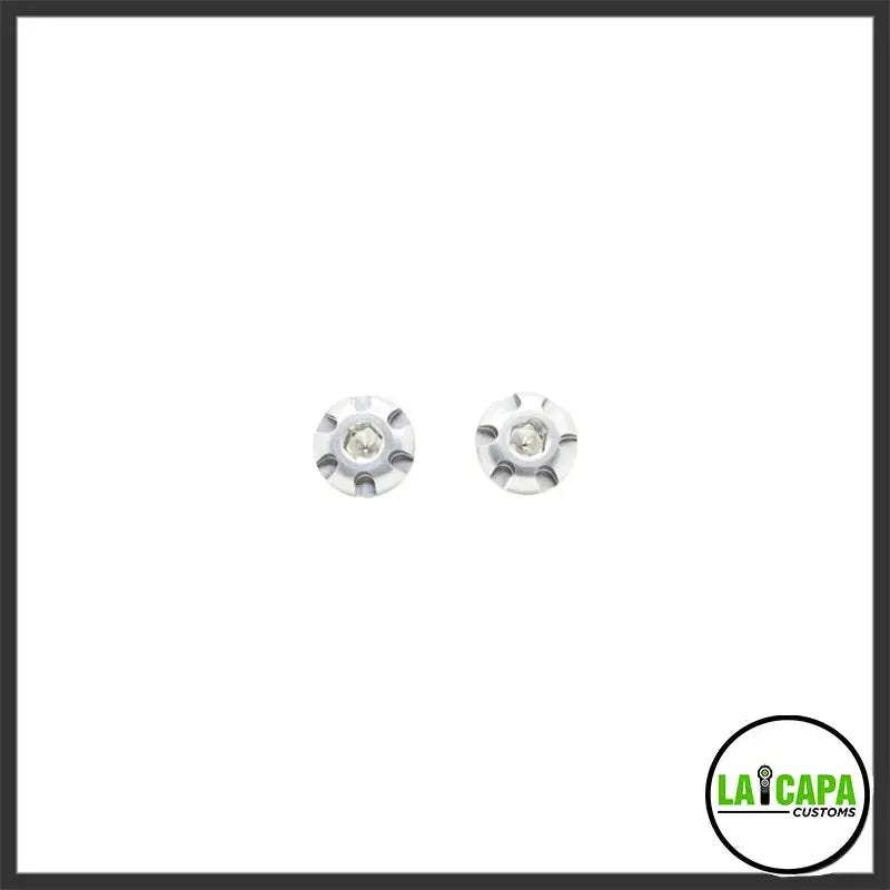 LA Capa Customs “S1” 7075 Aluminum Grip Screws For Hi Capa - Silver lacapacustoms - Airsoft 