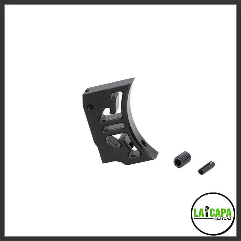 LA Capa Customs “S1” Curved Trigger For Hi Capa - Black lacapacustoms - Airsoft 