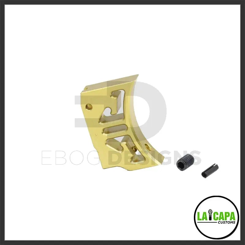 LA Capa Customs “S1” Curved Trigger For Hi Capa - Gold lacapacustoms - Airsoft 