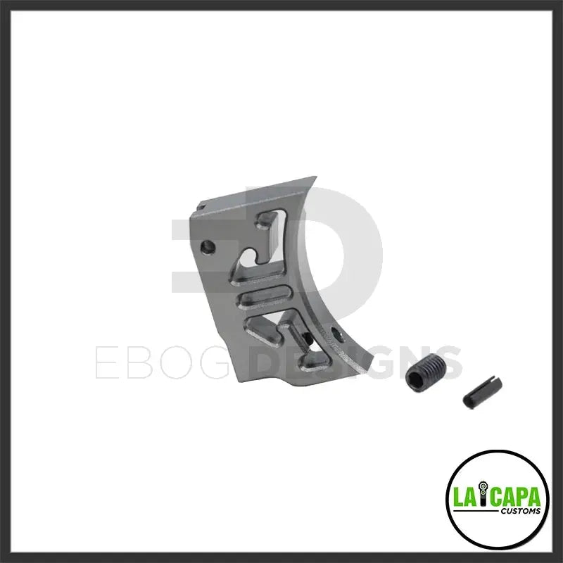 LA Capa Customs “S1” Curved Trigger For Hi Capa - Grey lacapacustoms - Airsoft 
