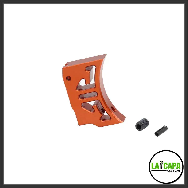 LA Capa Customs “S1” Curved Trigger For Hi Capa - Orange lacapacustoms - Airsoft 