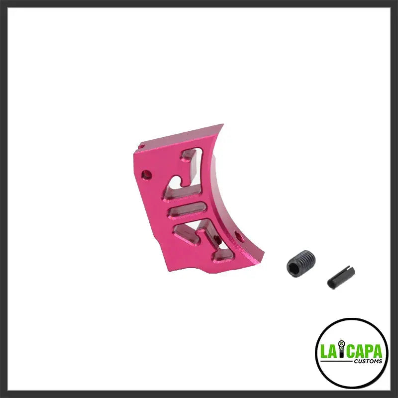 LA Capa Customs “S1” Curved Trigger For Hi Capa - Pink lacapacustoms - Airsoft 