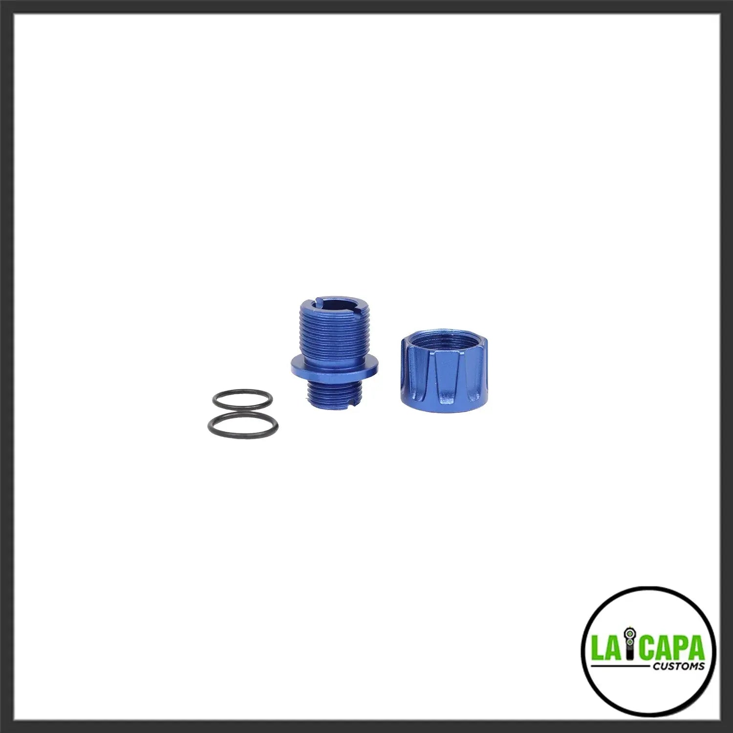 LA Capa Customs “S1” Reversible Thread Adapter for Hi Capa - Blue lacapacustoms - Airsoft 
