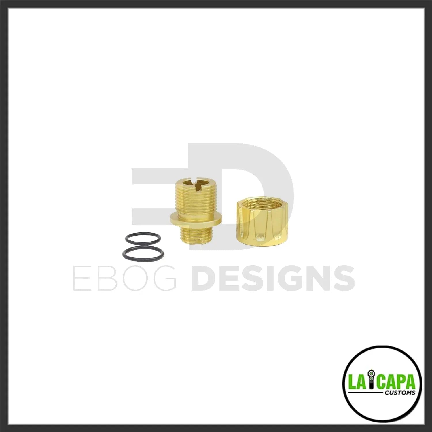 LA Capa Customs “S1” Reversible Thread Adapter for Hi Capa - Gold lacapacustoms - Airsoft 