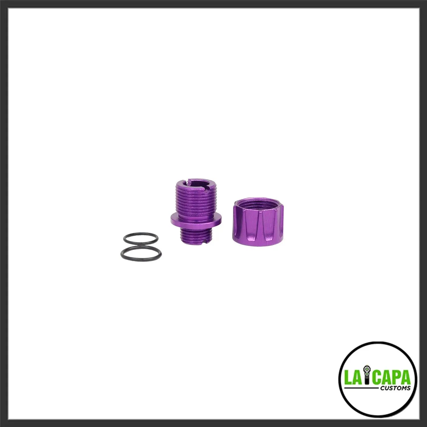 LA Capa Customs “S1” Reversible Thread Adapter for Hi Capa - Purple lacapacustoms - Airsoft 