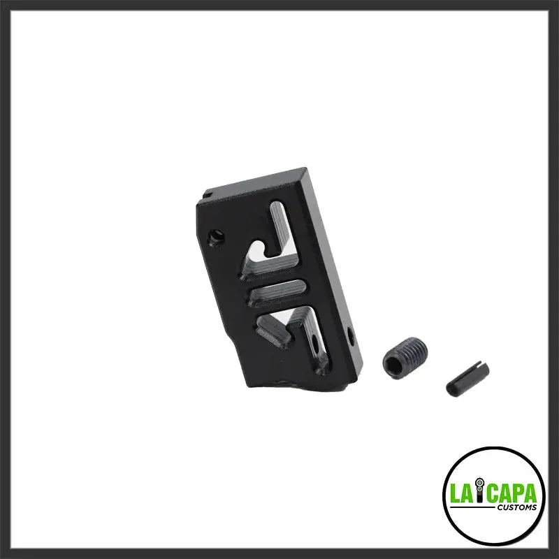 LA Capa Customs “S2” Flat Trigger For Hi Capa - Black lacapacustoms - Airsoft 