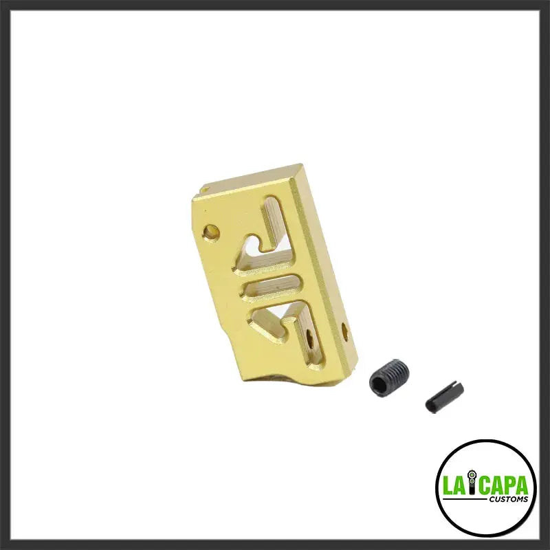 LA Capa Customs “S2” Flat Trigger For Hi Capa - Gold lacapacustoms - Airsoft 