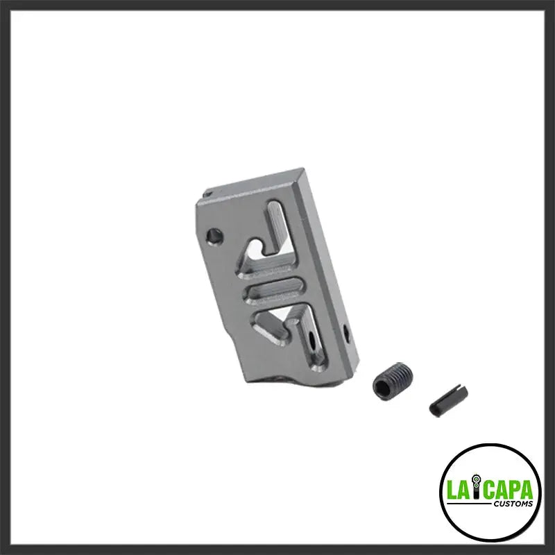 LA Capa Customs “S2” Flat Trigger For Hi Capa - Grey lacapacustoms - Airsoft 