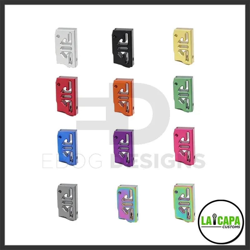 LA Capa Customs “S2” Flat Trigger For Hi Capa - Purple lacapacustoms - Airsoft 