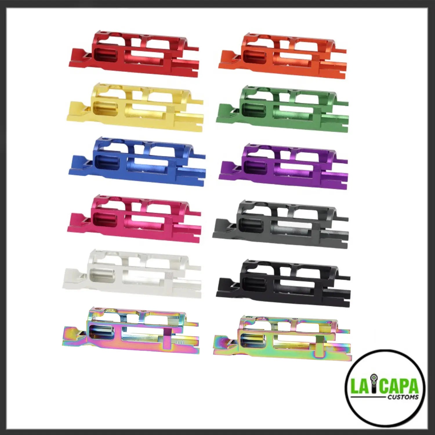 LA Capa Customs “Turbo” 7075 Blowback Unit for Hi Capa - Green lacapacustoms - Airsoft 