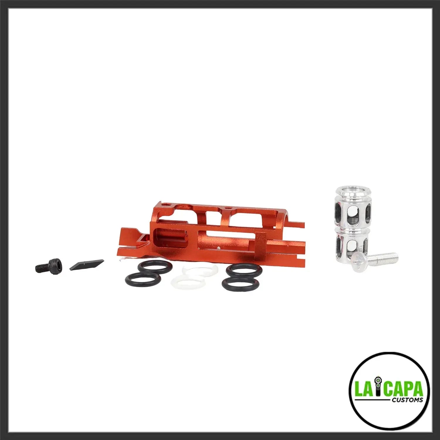 LA Capa Customs “Turbo” 7075 Blowback Unit for Hi Capa - Orange lacapacustoms - Airsoft 