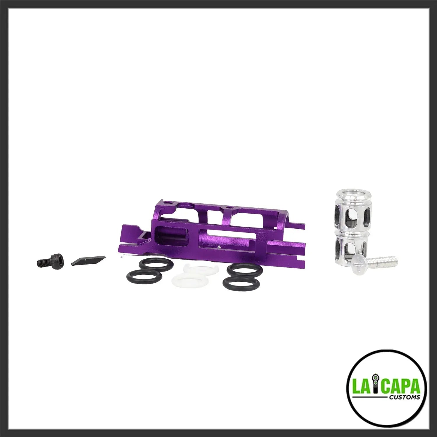 LA Capa Customs “Turbo” 7075 Blowback Unit for Hi Capa - Purple lacapacustoms - Airsoft 