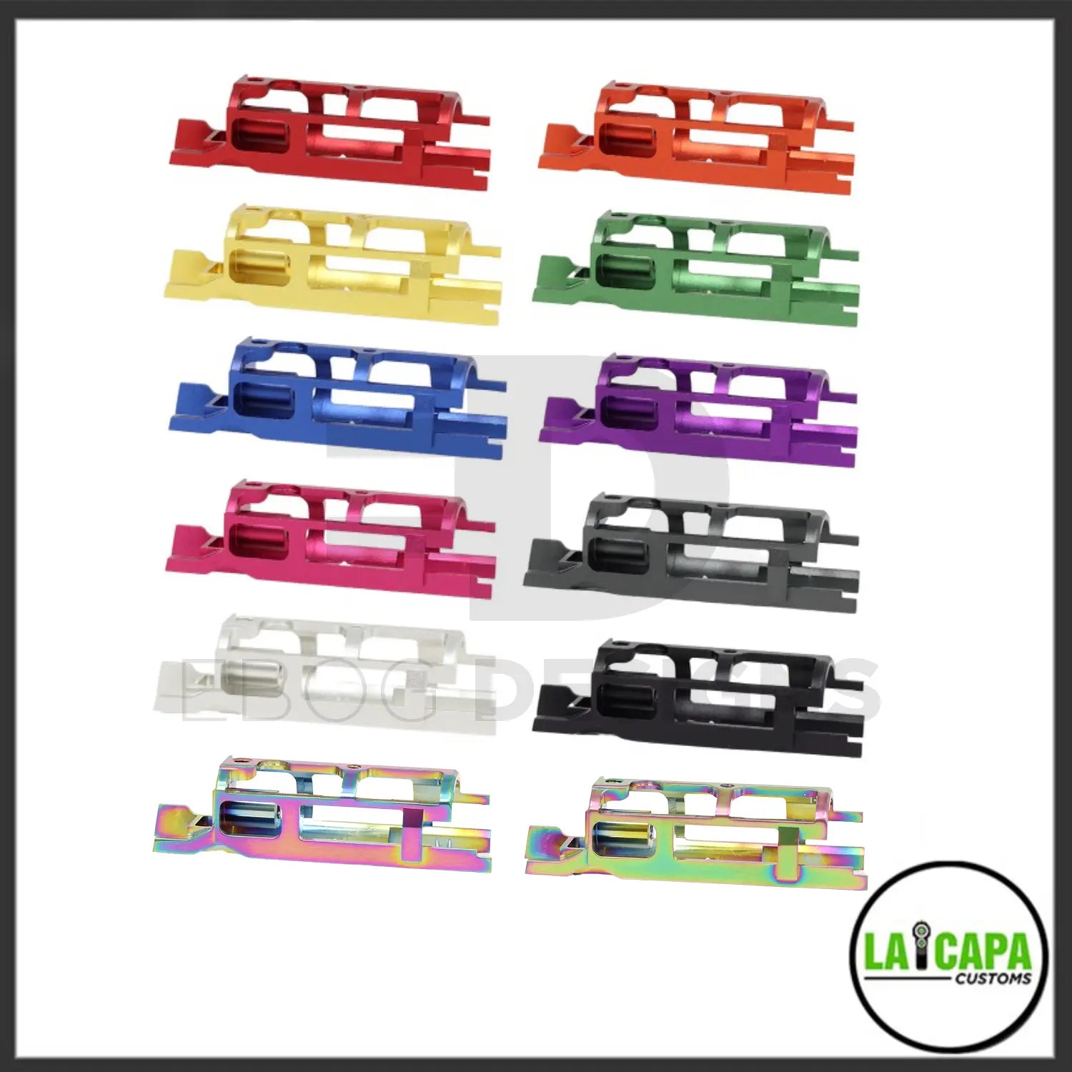 LA Capa Customs “Turbo” 7075 Blowback Unit for Hi Capa - Red lacapacustoms - Airsoft 