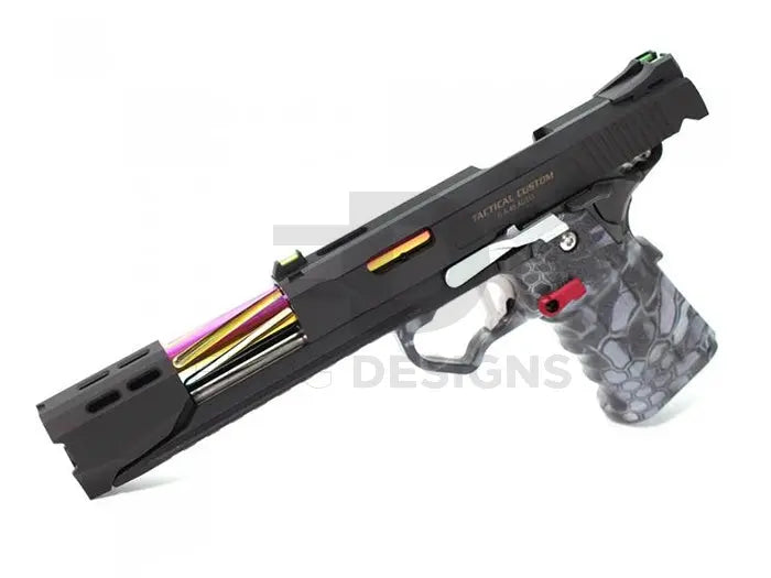 Nine Ball Fluted Twist Outer Barrel For for Marui Hi-Capa 5.1 (Rainbow) laylax - Airsoft 