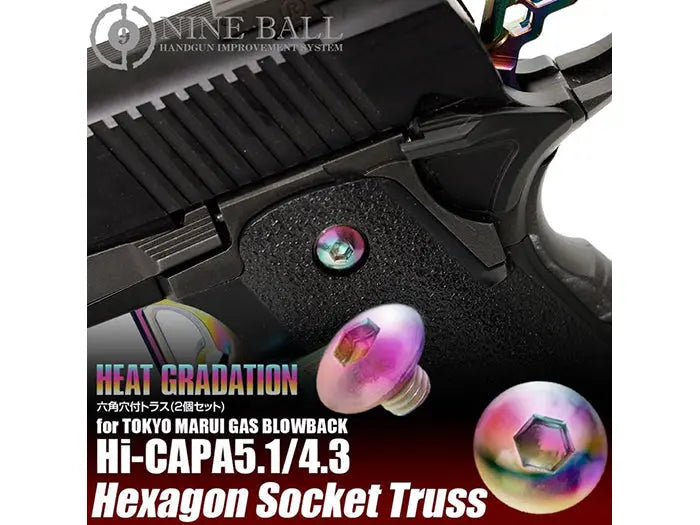 Nine Ball Hi-CAPA 5.1/4.3 Hexagon Socket Truss Screws (Rainbow) laylax - Airsoft 