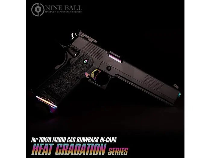 Nine Ball (Omega) Round Trigger For Marui Hi-Capa / M1911 / M45A1 GBB (Rainbow) laylax - Airsoft 