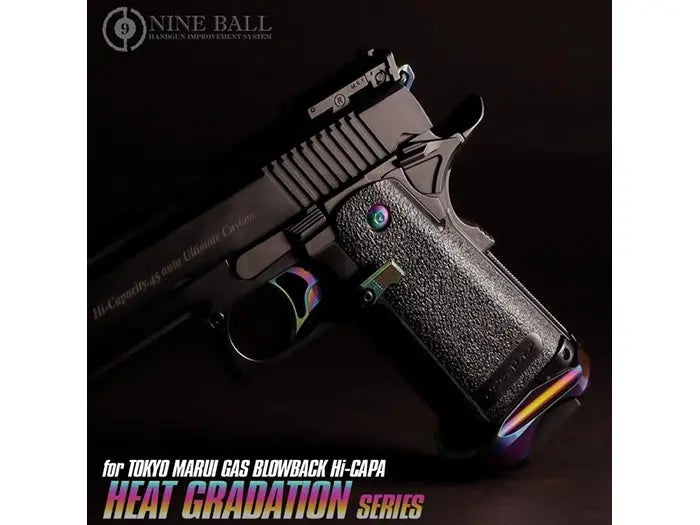 Nine Ball (Omega) Round Trigger For Marui Hi-Capa / M1911 / M45A1 GBB (Rainbow) laylax - Airsoft 
