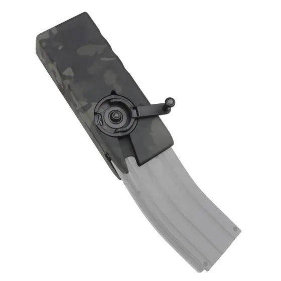 Nuprol Ultra M4 Mag Silent Fast Loader - Black Camo Ebog Designs - Airsoft 