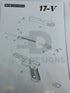 WE G17 G18c gen5 replacement part 12 - slide catch WE